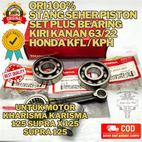 Ori Stang Seher Piston Set Plus Bearing Kiri Kanan Asli