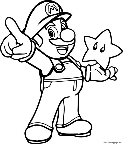 Print Super Mario Coloring Pages