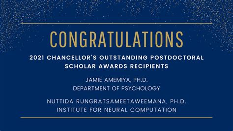 Postdoctoral Scholar Award