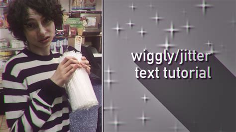 Wiggly Jitter Text Tutorial Using Fractal Noise Displacement Map