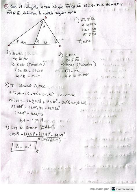 SOLUTION 15ejercicios De Tri Ngulos Studypool