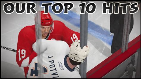 Our Top 10 Hits In Nhl 20 Youtube