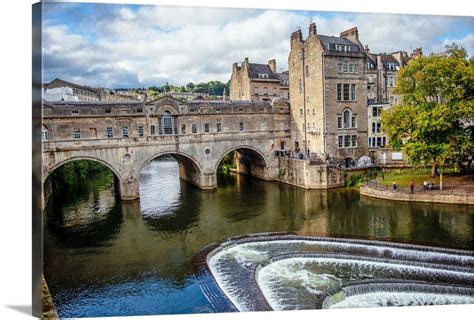 Pulteney Bridge and Weir, River Avon, Bath, England, UK Wall Art ...