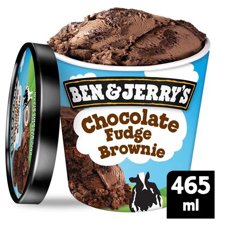 Ben And Jerrys Chocolate Fudge Brownie Ice Cream Tub 465ml Zoom