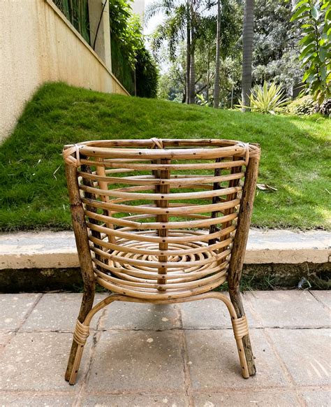 Natural Cane/rattan Plant Stand Large Size - Etsy