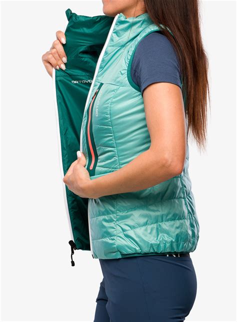 D Msk Skialpov Vesta Ortovox Swisswool Piz Grisch Vest Green