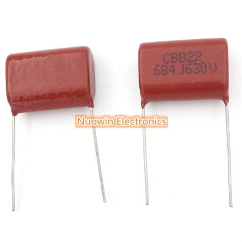 Pcs Cbb Polypropylene Film Capacitor Pitch Mm Nf V In