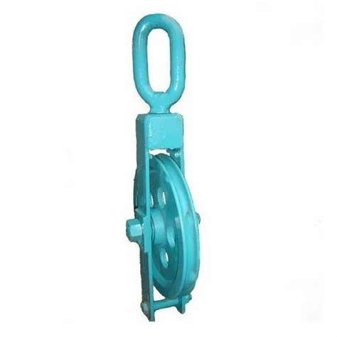 Mild Steel Wire Rope Pulley For Single Grinder Crane Single Groove At