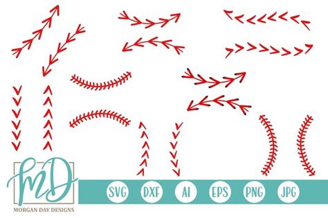 Baseball Softball Baseball Laces Baseball Stitches SVG 236061