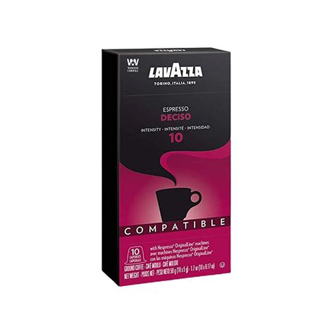 Cápsulas Lavazza de Café Espresso Deciso Woods Wine