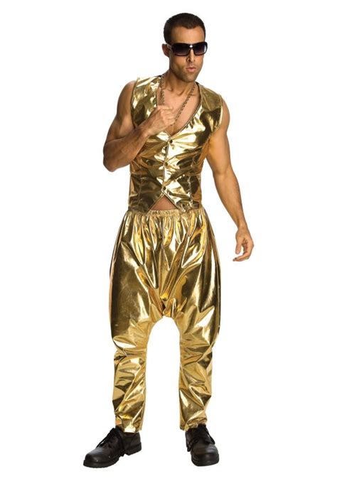 Men's Gold MC Hammer Pants - Halloween Costume Ideas