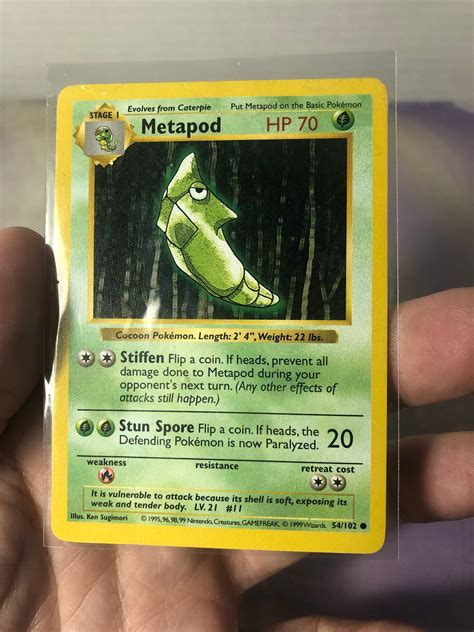 Metapod Card