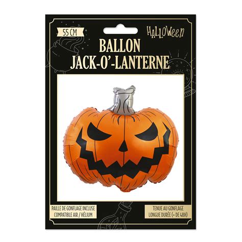 BALLON METAL CITROUILLE HALLOWEEN Ouest Fetes