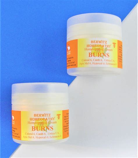 BURNS HOMEOPATHY CREAM for Minor Burns Scalds Sunburn | Etsy