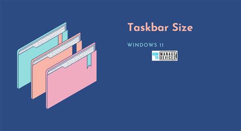 Windows 10 Taskbar Icon Size