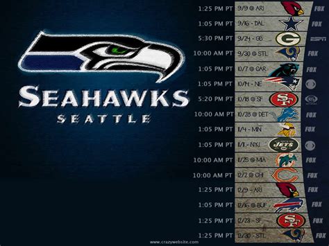 🔥 [49+] Seattle Seahawks Schedule Wallpapers | WallpaperSafari