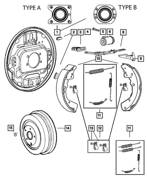 Rear Brakes For 2006 Dodge Dakota Mopar EStore