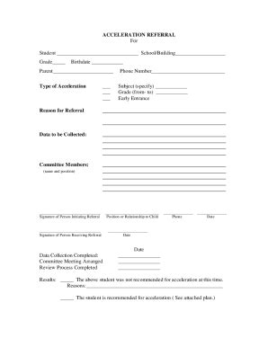 Fillable Online Acceleration Request Form Rlsd Fax Email Print