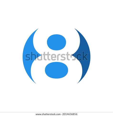 Number 8 Logo Design Vector Stock Vector (Royalty Free) 2014636856 ...