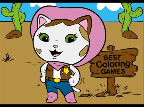 Sheriff Callie Best Coloring Games Youtube