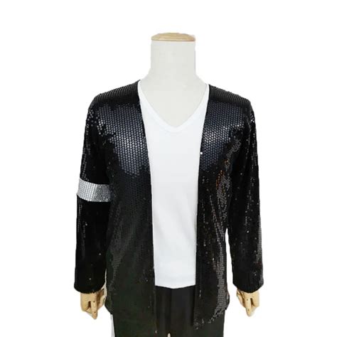 Rare Super Mj Michael Jackson Costume Billie Jean Armband Sequin Jacket