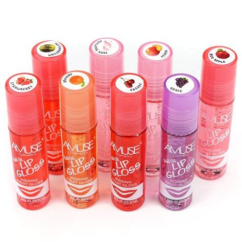 Amuse Kissing Fruit Gloss Lip Gloss With Images Lip Glow Flavored Lip Gloss Lipgloss Lips