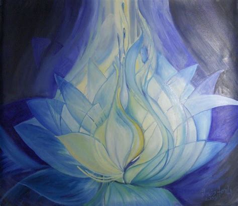 Blue Lotus Painting at PaintingValley.com | Explore collection of Blue Lotus Painting