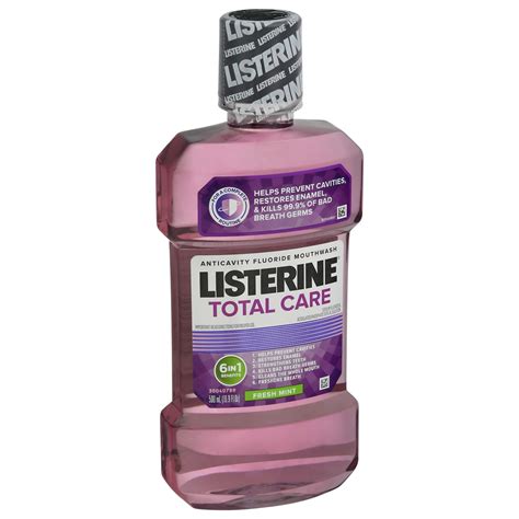 Listerine Total Care Fresh Mint Mouthwash 16 9 Fl Oz Shipt