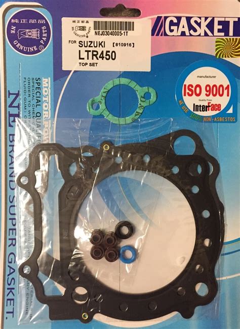 Atv Top End Part Engine Gasket Set Ltr Suzuki Ltr Ebay