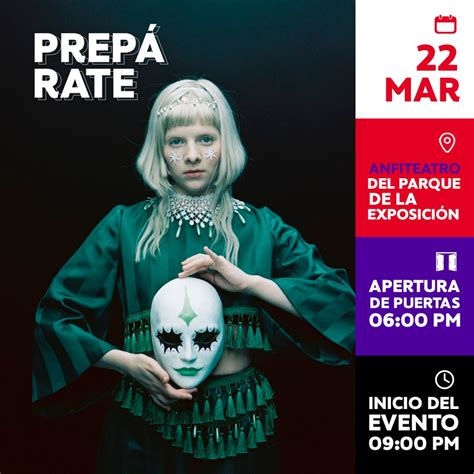 Teleticket On Twitter ¡prepárate Para El Concierto De Auroramusic 🙌