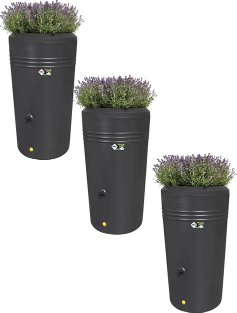 Elho Green Basics Regenton Regenton Living Black Buiten 200