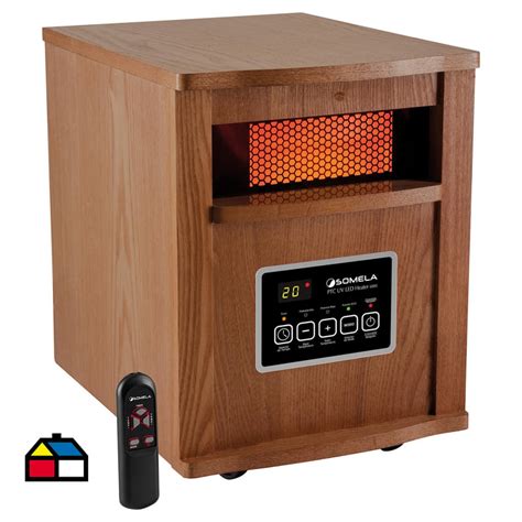 Calefactor Eléctrico Infrarrojo 1500 W HEAT 6000 Sodimac Falabella