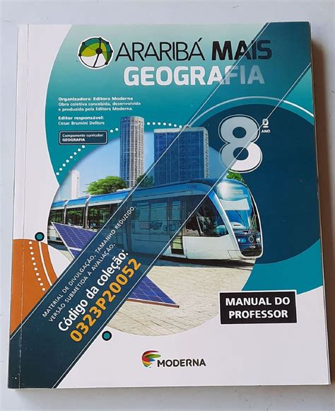 Livro Geografia Ano Projeto Ararib Mais Manual Do Professor Livro