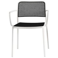 Kartell Set De Fauteuils Audrey Structure Peinte En Noir Assise