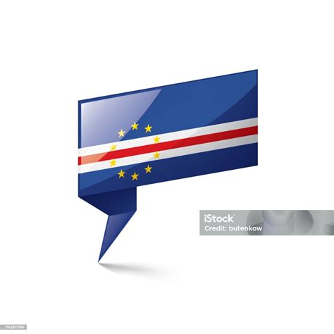 Cape Verde Flag Vector Illustration On A White Background Stock