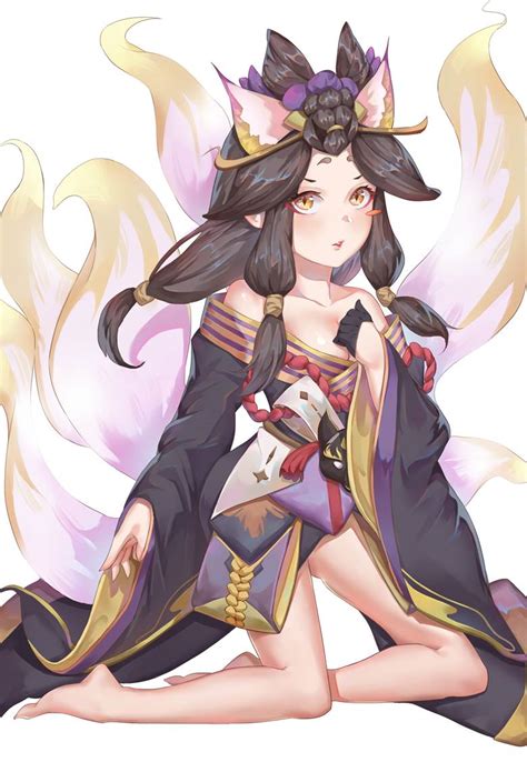 阴阳师同人 玉藻前寻小澄的玉藻前插画图片 Bobopic