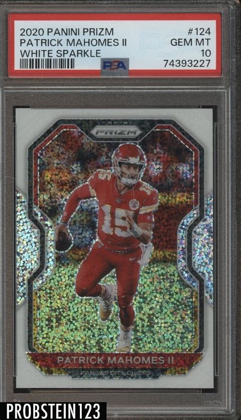 Patrick Mahomes Ii Prizm White Sparkle Ssp Psa Price