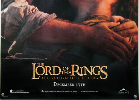 The Lord Of The Rings The Return Of The King One Sheet Teaser