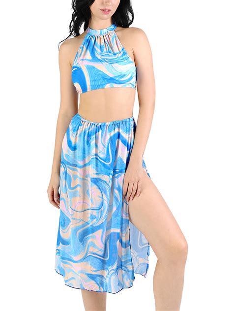 POSESHE Women S Swimwear Bikini Top Bottom Walmart