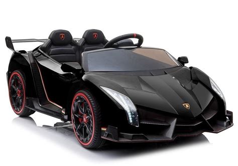 Lean Cars Auto Na Akumulator Lamborghini Veneno Czarny Lean Cars