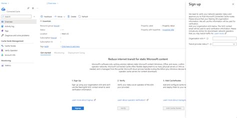 Operator Sign Up And Service Onboarding Microsoft Learn