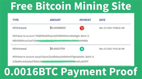 Free Bitcoin Mining Site 2023 Free Bitcoin Cloud Mining Website 0