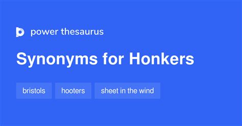 Honkers synonyms - 105 Words and Phrases for Honkers