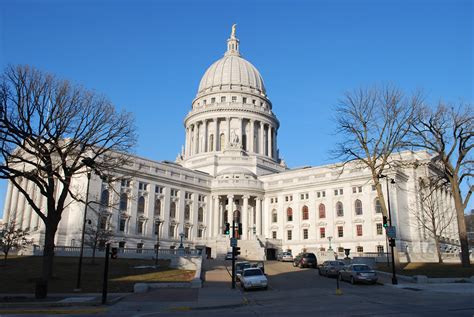 Wisconsin Capital Capitol Building In Madison Wisconsin Joshua