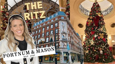 INSIDE THE RITZ AND FORTNUM MASON AT CHRISTMAS Vlogmas 2022 YouTube