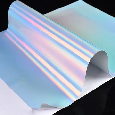 Custom A3 A4 Holographic Material Inkjet Laser Printable Hologram PVC