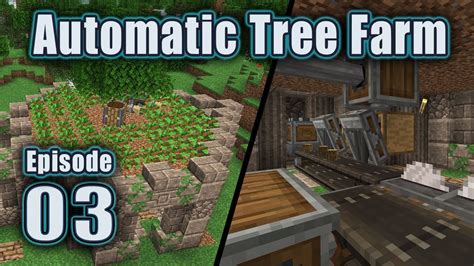 How To Make An Easy Automatic Tree Farm In Minecraft