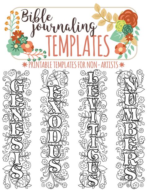 Free Bible Journaling Printables Doodles