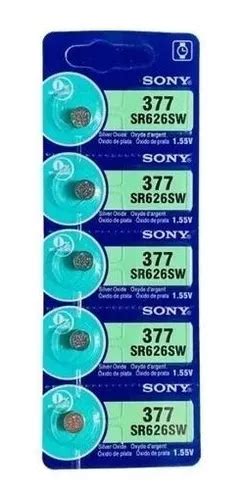 5 Baterias Sony 377 Sr626sw Original Lr626 177 Ag4 MercadoLivre