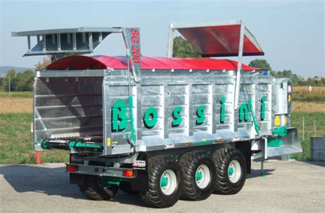 Towed Manure Spreader Sg Bossini S R L Horizontals Beaters